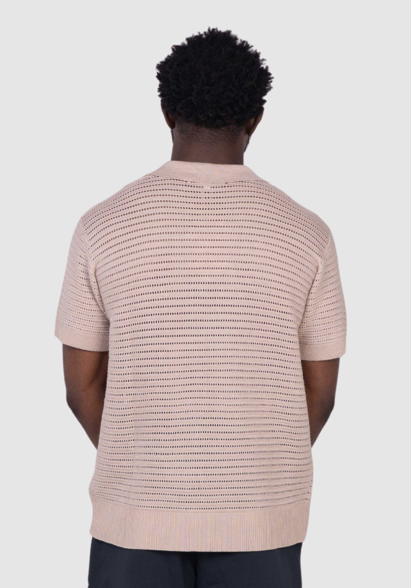 APINY Distressed Knit Polo